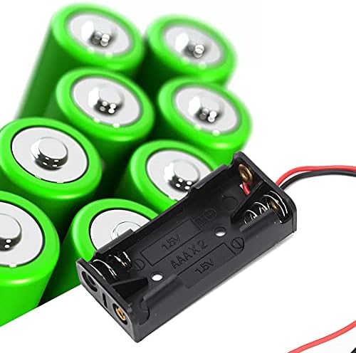 10pcs 3 a 4.5V Caixa de bateria de plástico sem cobertura, caixa de bateria com fio para brinquedo eletrônico, eletrodomésticos,
