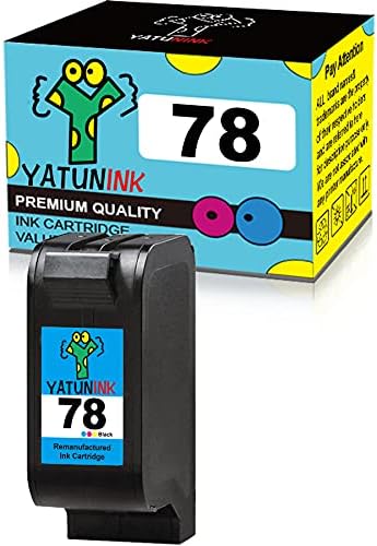 Yatunink Remanufacuived Tink Cartuction Substituição para o cartucho de tinta HP 78 C6578DN