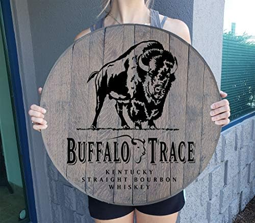 Buffalo Trail Kentucky Bourbon Whisky Barrel Gifts Gifts Worth Wall Art Rustic Home Bar Decor Sign