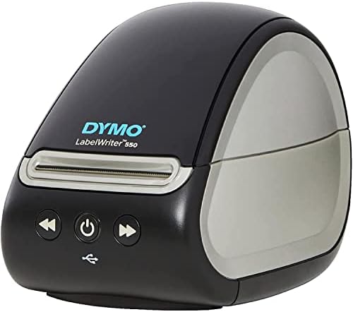 Impressora de etiqueta USB DYMO Relabador 550 - Impressão térmica direta, imprime até 62 rótulos por minuto, reconhecimento