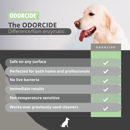 O odorcídio de odor de perfume fresco eliminador de odor concentrado-eliminador de odor para odor forte no tapete, madeira e mais-fumaça, suor e eliminador de odor para animais de estimação para casa com fórmula não enzimática, 1 galão