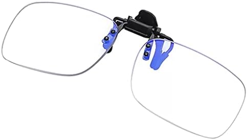 Ylyajy -Light Clip Reading Glasses Vire para cima e para baixo Luz de vidro sem moldura e fácil de transportar adequado