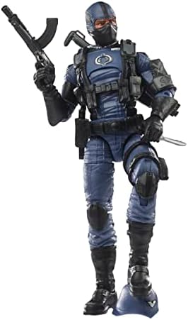 G.I. Joe classificou a ação da Cobra Officer Ação Figura 37 Toy Premium Colecionável com vários acessórios