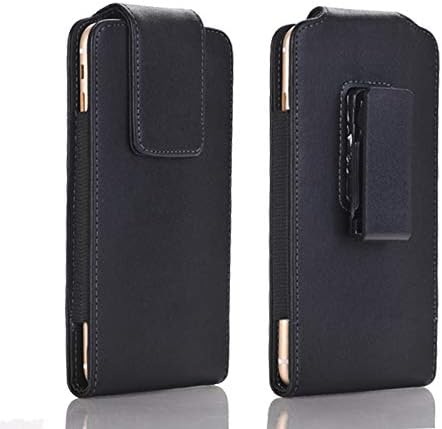 Coldre de telefone, estojo de transporte de couro de couro de couro masculino bolsa de estojo compatível com samsung galaxy