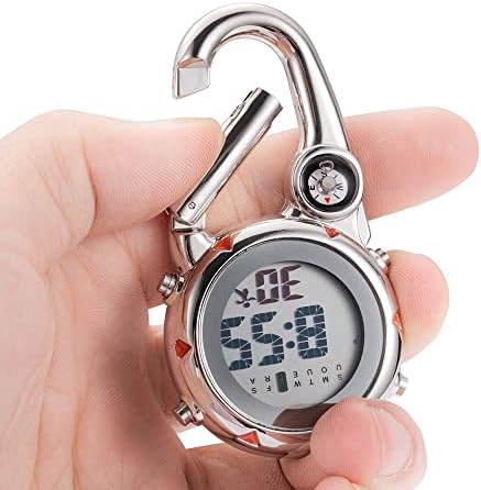 Strap Clip-on Carabiner Pocket Watch Enfermy Watch Watch Multifunction Compass Bottle Abridor