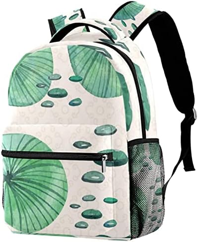 Mochila de viagem VBFOFBV para mulheres, caminhada de mochila ao ar livre esportes rucksack Casual Daypack, Lotus Art Lotus folha