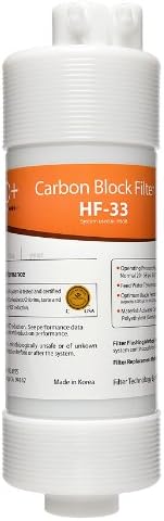 Brondell H2O+ Filtro de água do bloco de carbono Cypress