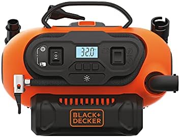 Black+Decker 20V Max* inflador sem fio, energia sem fio e com fio, apenas ferramenta