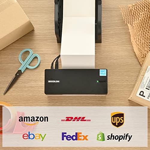 Bixolon SoHo Series Slim Shipping Label Printer - Impressora térmica para rótulos de remessa - Compatível com Shopify, eBay, UPS, USPS, FedEx, & Etsy - 4x6 Printers de etiqueta - 6 IPS