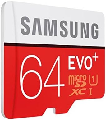 Samsung 64GB Evo Plus Classe 10 Micro SDXC com adaptador 80MB/S