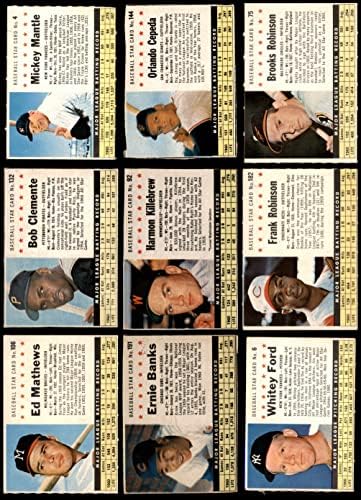 1961 Post Baseball Complete Conjunto VG/Ex