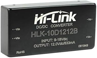 Hi-link HLK-10D1212B 12V a 12V 833MA 10W ISOLADO ISOLADO Módulo de alimentação de comutação DCDC Entrada de tensão