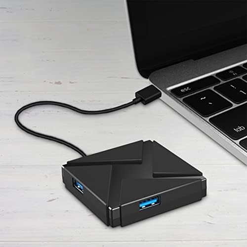 DeLARSY 777G60 HUB SPLITTER4-PORT USB 30 Super Speed ​​HubPortable Multiport Multiport Port Expansion Hub para PC