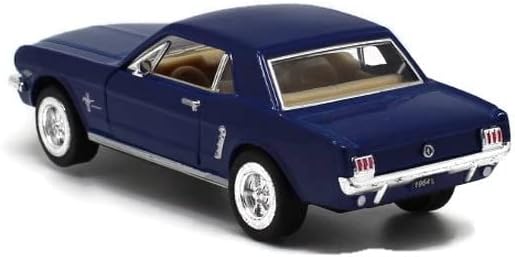 Kinsmart Ford Mustang 1964 1/2 azul marinho Hardtop 1955 1/36 Carro Diecast