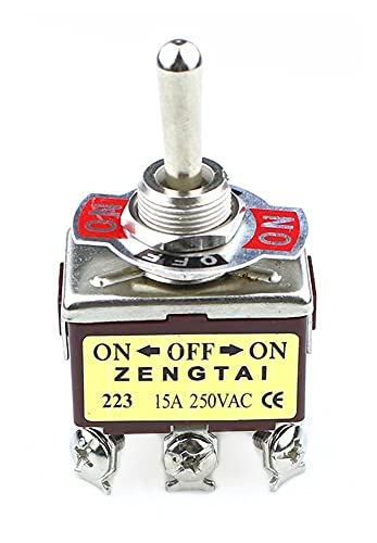 Irfkr e-tan223 interruptor de retenção de auto-reinicialização instantânea em 3 bits 6pin 250vac 15a interruptor de balancim 1pcs marrom