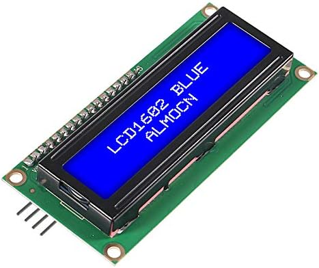 ALMOCN IIC/I2C/TWI Serial 1602 16x2 Módulo de tela LCD com interface Adaptador azul Luz de fundo para Arduino R3 Mega2560