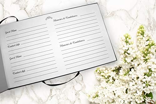 Celest on Earth Matching Funeral Guest Book Celebration of Life Funeral Guest Book