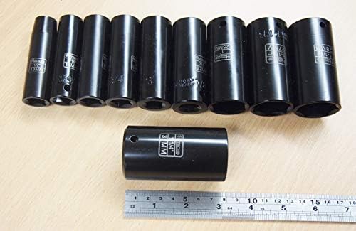 38 PCs 1/2 3/8 Dr. Duo Métrico Sae Socket Socket