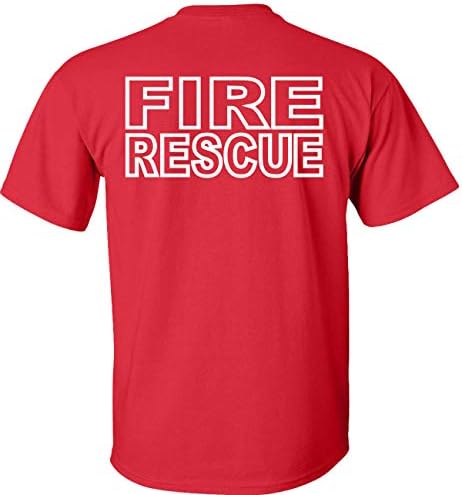Camiseta de resgate de incêndio cruz malteses