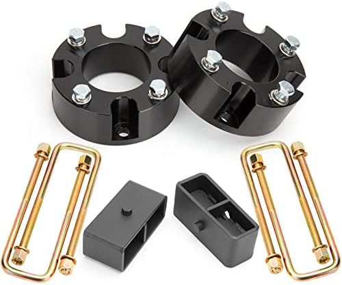 Kits de elevação de nivelamento para Tundra 2007-2021 2WD 4WD 3 Spacer de elevador dianteiro e 2, dynofit 3 polegadas