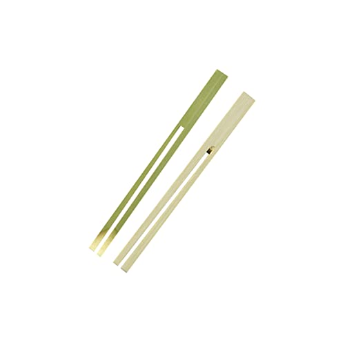 Dual Prong Bamboo Double -Pick Skewer, Packnwood - Bacha de madeira biodegradável para aperitivos, bebidas 209bblk101