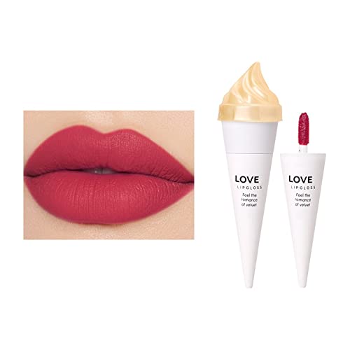 Brilho labial para crianças meninas 9 anos de idade gelo pintal de lábio doce novo maquiagem brilho labial lipstick lip