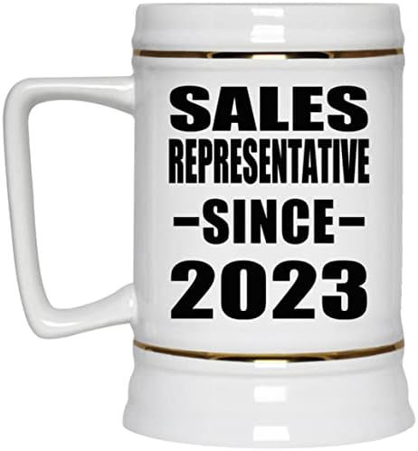 Representante de vendas Designsify desde 2023, caneca de 22 onças de caneca de tanque de cerâmica com alça para freezer, presentes
