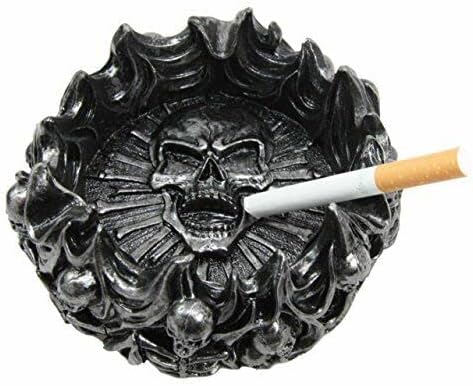 Acentos domésticos Presente Eterno Pyre Ashtray Arch Skull Skull Fire Skeleton Decor figural-decoração de casa WRT-BN-1563