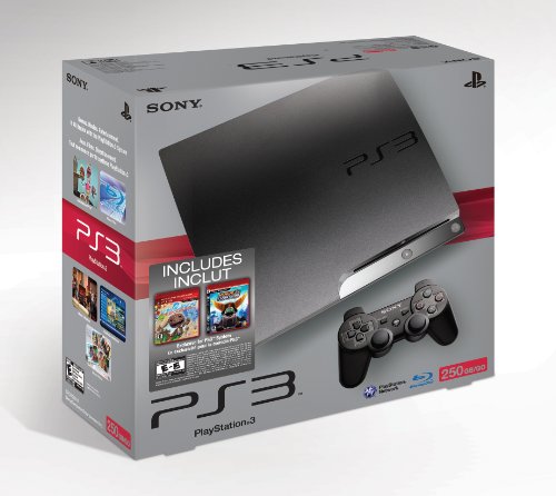 PlayStation 3 Sistema de 250 GB com pacote de cabos LittleBigPlaNet e HDMI
