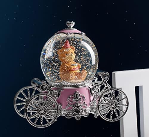 Slynsw Dream Snowflake Crystal Ball Box Angel Octave Box Box Light para enviar namorada presente de aniversário