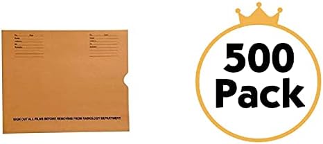 O envelope de preservador negativo do rei do arquivo | 14-½ ”x 17-½” | Caixa de 500 | Jaqueta de raios-X pré-impressa